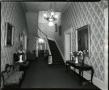 Photograph: [Governor's Mansion interior hallway with staircase]