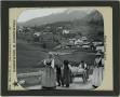 Photograph: Glass Slide of Women in Cortina d'Ampezzo (Italy)