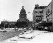 Primary view of [Congress Avenue with Capitol in snow]