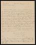 Letter: [Letter from I. F. Hauff to C. C. Cox, November 11, 1914]