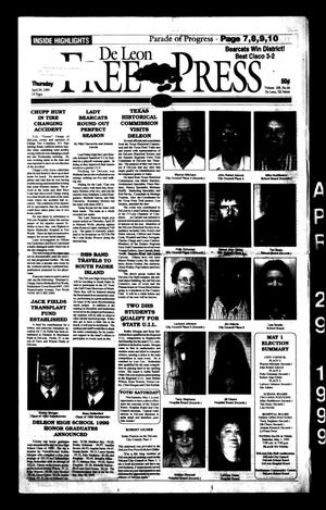 Primary view of object titled 'De Leon Free Press (De Leon, Tex.), Vol. 109, No. 44, Ed. 1 Thursday, April 29, 1999'.
