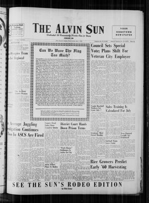 Primary view of object titled 'The Alvin Sun (Alvin, Tex.), Vol. 72, No. 96, Ed. 1 Sunday, July 1, 1962'.