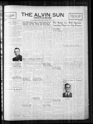 Primary view of object titled 'The Alvin Sun (Alvin, Tex.), Vol. 64, No. 48, Ed. 1 Thursday, July 15, 1954'.