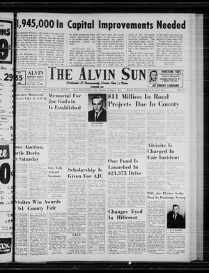 Primary view of object titled 'The Alvin Sun (Alvin, Tex.), Vol. 75, No. 11, Ed. 1 Thursday, October 15, 1964'.