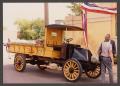 Photograph: [Yellow Truck at the Dr. Pepper Museum #1]
