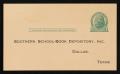Thumbnail image of item number 1 in: '[Postcard from Southern School-Book Depository]'.