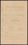 Primary view of [Teaching Contract Between Cox School Board of Trustees and W. W. Hedges, September 30, 1895]