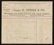 Thumbnail image of item number 1 in: '[Invoice for Cooking Materials, April 18, 1894]'.