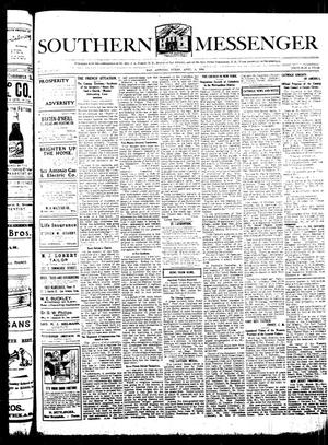Primary view of object titled 'Southern Messenger (San Antonio, Tex.), Vol. [15], No. [6], Ed. 1 Thursday, April 5, 1906'.