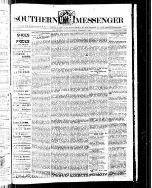 Primary view of object titled 'Southern Messenger (San Antonio, Tex.), Vol. [4], No. [49], Ed. 1 Thursday, February 6, 1896'.