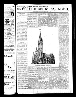 Primary view of object titled 'The Southern Messenger Under the Cross (San Antonio, Tex.), Vol. 2, No. [17], Ed. 1 Thursday, June 22, 1893'.