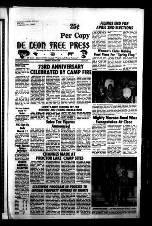 Primary view of object titled 'De Leon Free Press (De Leon, Tex.), Vol. 95, No. 41, Ed. 1 Thursday, March 10, 1983'.