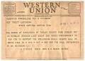 Letter: [Telegram from A. W. McKee and Mrs. W. O. Black, February 2, 1955]