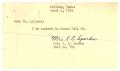 Postcard: [Postcard from Mrs. S. E. Sparks to Truett Latimer, April 4, 1955]