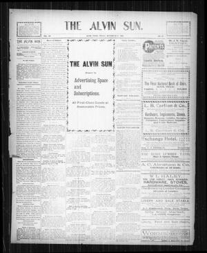 Primary view of object titled 'The Alvin Sun. (Alvin, Tex.), Vol. 15, No. 21, Ed. 1 Friday, September 8, 1905'.