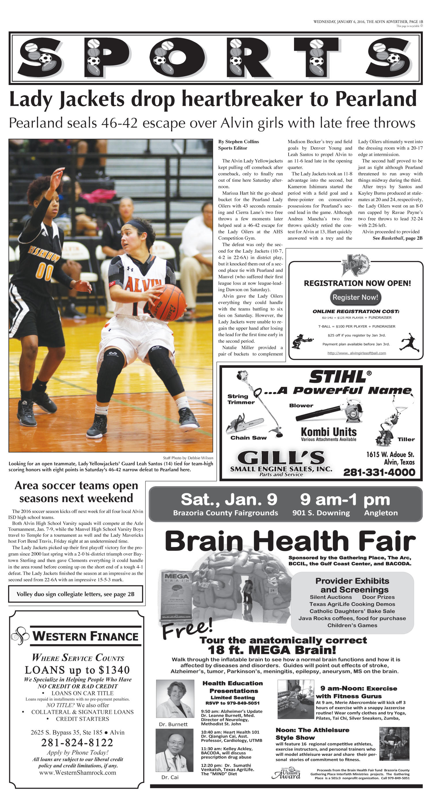 The Alvin Advertiser (Alvin, Tex.), Ed. 1 Wednesday, January 6, 2016
                                                
                                                    [Sequence #]: 9 of 12
                                                