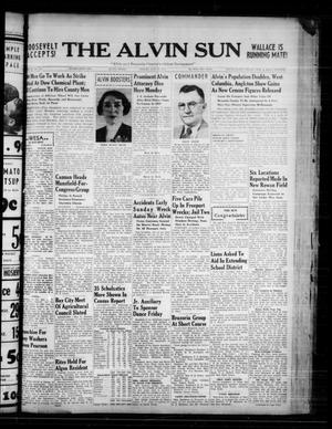 Primary view of object titled 'The Alvin Sun (Alvin, Tex.), Vol. 50, No. 51, Ed. 1 Friday, July 19, 1940'.