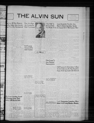 Primary view of object titled 'The Alvin Sun (Alvin, Tex.), Vol. 61, No. 3, Ed. 1 Thursday, August 17, 1950'.