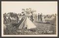 Postcard: [Cavalry Soldiers with Tents]