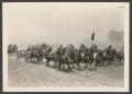 Photograph: [Cavalry Soldiers with Wagons]