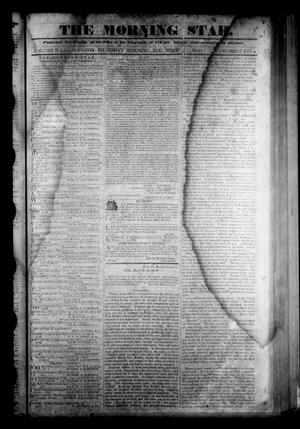 Primary view of The Morning Star. (Houston, Tex.), Vol. 2, No. 139, Ed. 1 Thursday, December 31, 1840