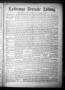 Primary view of La Grange Deutsche Zeitung. (La Grange, Tex.), Vol. 23, No. 32, Ed. 1 Thursday, March 20, 1913