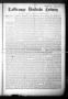 Newspaper: La Grange Deutsche Zeitung (La Grange, Tex.), Vol. 29, No. 10, Ed. 1 …