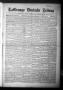 Primary view of La Grange Deutsche Zeitung (La Grange, Tex.), Vol. 29, No. 31, Ed. 1 Thursday, March 20, 1919
