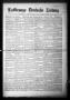 Primary view of La Grange Deutsche Zeitung (La Grange, Tex.), Vol. 29, No. 21, Ed. 1 Thursday, January 9, 1919