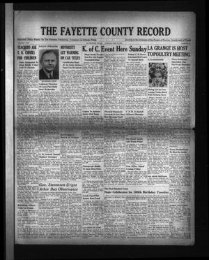 Primary view of object titled 'The Fayette County Record (La Grange, Tex.), Vol. 24, No. 32, Ed. 1 Tuesday, February 19, 1946'.
