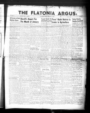 The Flatonia Argus (Flatonia, Tex.), Vol. 77, No. 6, Ed. 1 Thursday, February 7, 1952
