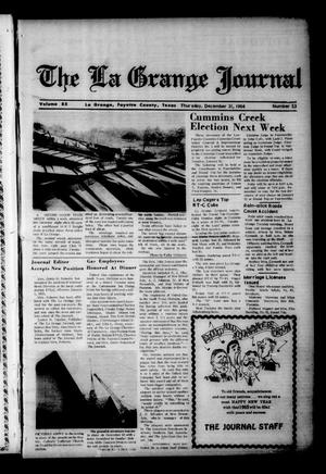 Primary view of object titled 'The La Grange Journal (La Grange, Tex.), Vol. 85, No. 53, Ed. 1 Thursday, December 31, 1964'.