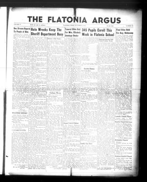 The Flatonia Argus (Flatonia, Tex.), Vol. 77, No. 36, Ed. 1 Thursday, September 4, 1952