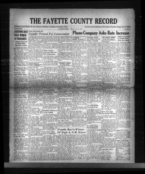 Primary view of The Fayette County Record (La Grange, Tex.), Vol. 26, No. 58, Ed. 1 Friday, May 21, 1948