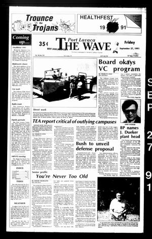 Primary view of object titled 'The Wave (Port Lavaca, Tex.), Vol. 100, No. 259, Ed. 1 Friday, September 27, 1991'.