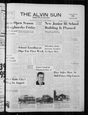 Primary view of object titled 'The Alvin Sun (Alvin, Tex.), Vol. 70, No. 4, Ed. 1 Thursday, September 10, 1959'.