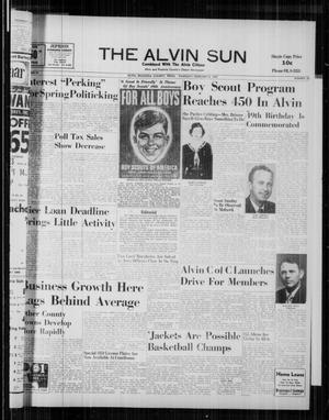 Primary view of object titled 'The Alvin Sun (Alvin, Tex.), Vol. 69, No. 25, Ed. 1 Thursday, February 5, 1959'.