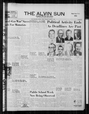 Primary view of object titled 'The Alvin Sun (Alvin, Tex.), Vol. 68, No. 29, Ed. 1 Thursday, March 6, 1958'.