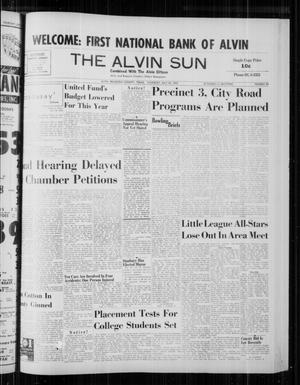 Primary view of object titled 'The Alvin Sun (Alvin, Tex.), Vol. 70, No. 50, Ed. 1 Thursday, July 28, 1960'.