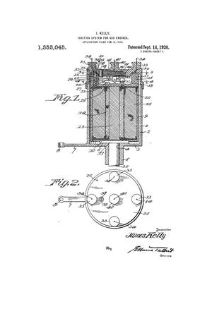 Primary view of object titled 'Ignition System for Gas-Engines.'.