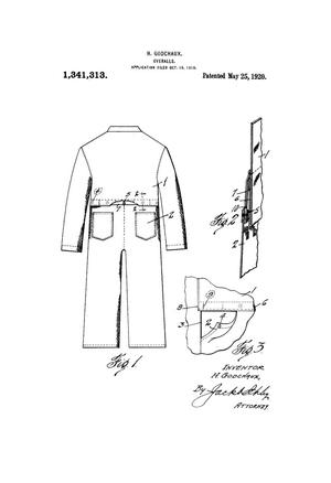 Primary view of object titled 'Overalls.'.