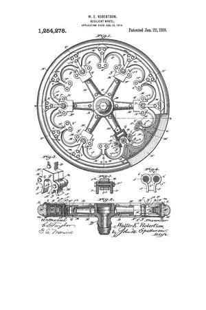 Primary view of object titled 'Resilient Wheel.'.