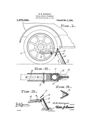 Primary view of object titled 'Vehicle-Wheel Attachment.'.