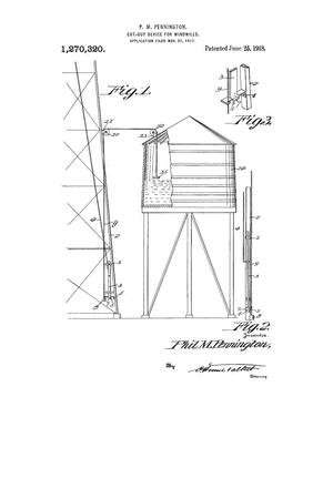 Primary view of object titled 'Cut-Out Device for Windmills.'.