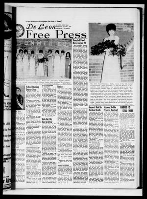 Primary view of object titled 'De Leon Free Press (De Leon, Tex.), Vol. 79, No. 8, Ed. 1 Thursday, August 8, 1968'.