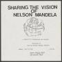 Pamphlet: [Flyer: Sharing the Vision of Nelson Mandela]
