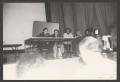 Photograph: [Mario Salas on a Panel With Four Other Men]