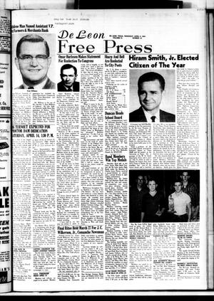 Primary view of object titled 'De Leon Free Press (De Leon, Tex.), Vol. 74, No. 42, Ed. 1 Thursday, April 9, 1964'.