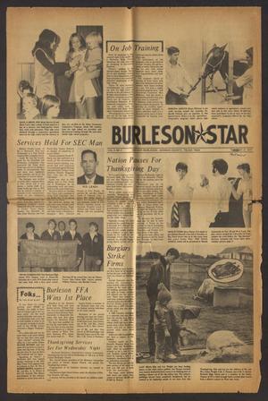 Primary view of object titled 'Burleson Star (Burleson, Tex.), Vol. 8, No. 4, Ed. 1 Tuesday, November 21, 1972'.