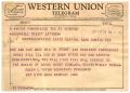 Letter: [Telegram from Ralph L. Tatum to Truett Latimer, March 27, 1957]